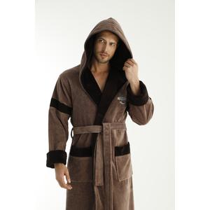 LEGEND Nakış Triga Bukle Bambu Cotton Erkek Bornoz