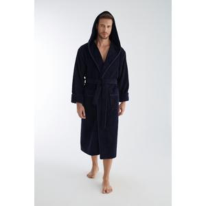 Yaka Fitilli Bambu Cotton Erkek Bornozu